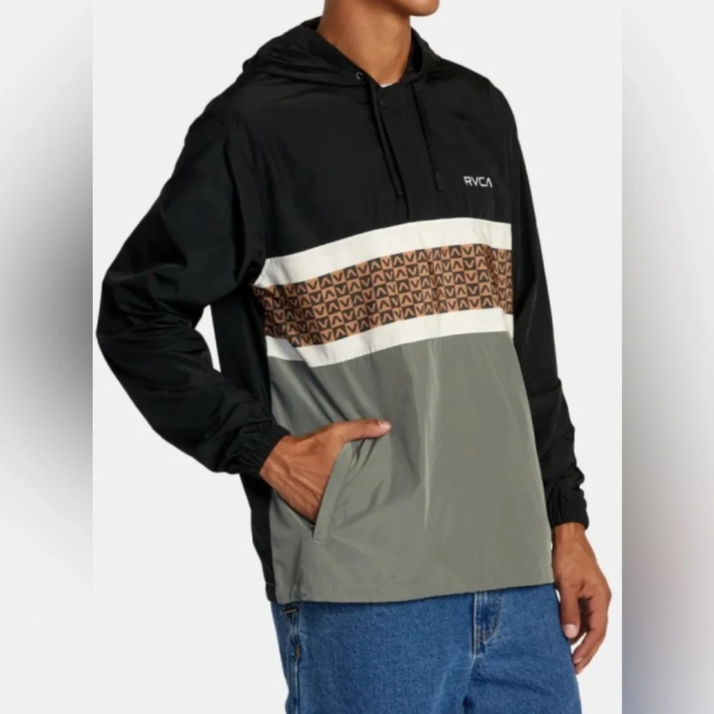 RVCA Campera Meyer II Packable Anorak Lightweight Jacket Men's Size Large (NWOT)